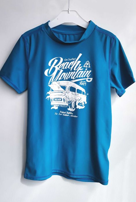 Tricou baieti UV protecție plajă înot BEACH măr152 10-12ani
