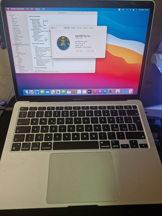 Macbook Air 13 M1 16/256gb 238 cicluri Amanet Lazar Crangasi 40623