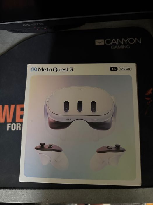 Meta Quest 3 – 512 GB, почти нов