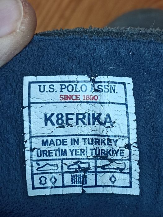 Дамски зимни боти ,U.S.,POLO ''от естествен набук