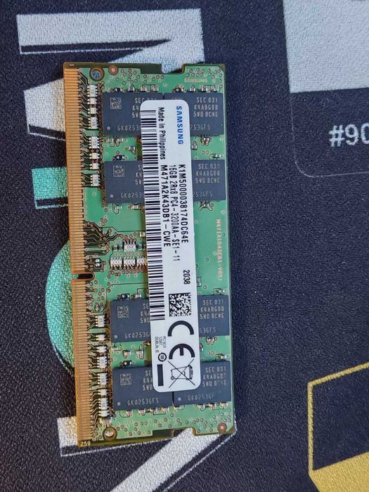 Рам памет за лаптоп SAMSUNG 1x16GB 16GB 3200MHZ DDR4 SO-DIMM