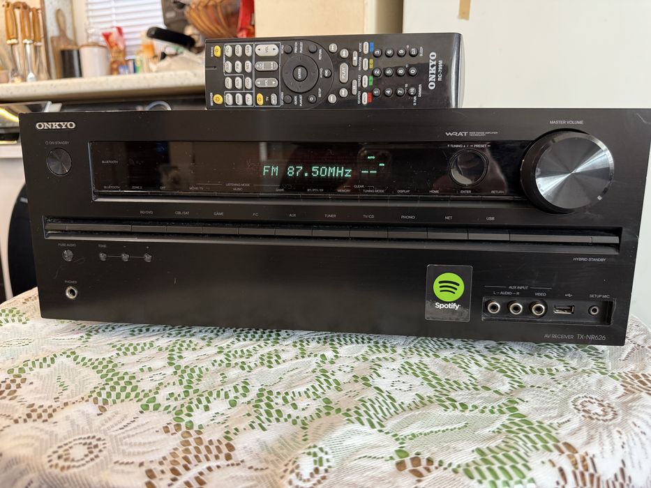 Onkyo TX-NR626 Bluetooth Wi-Fi 7.2