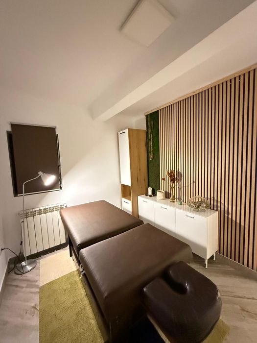 Pat  masaj fix salon + set complet prodoape si halate