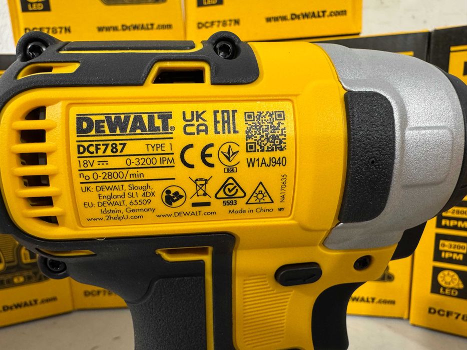 Импактор 18 V Li ion /170 Nm/ DeWALT DCF787/Brushless