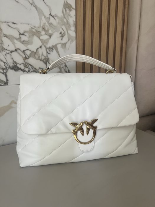 Дамска бяла чанта Pinko