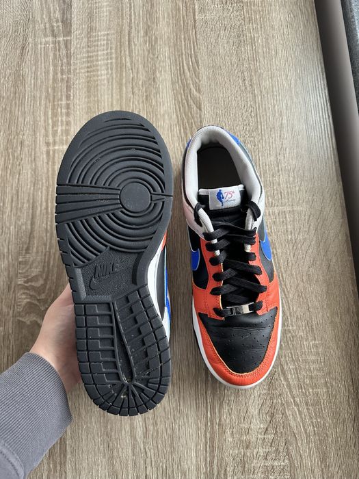 LIMITED EDITION Nike Dunk Low NBA 75th Anniversary Knicks номер 44