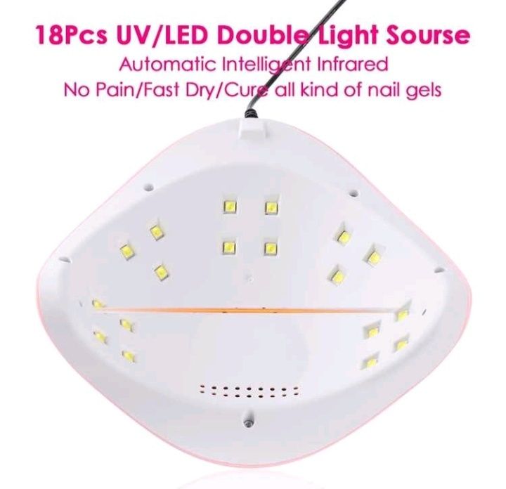 Печка за гел лак UV LED лампа за маникюр 54W