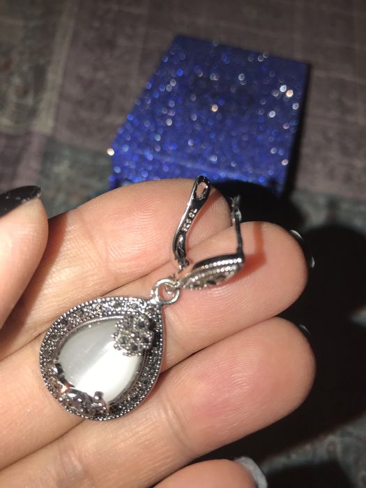 Серебряный комплект , 925 проба