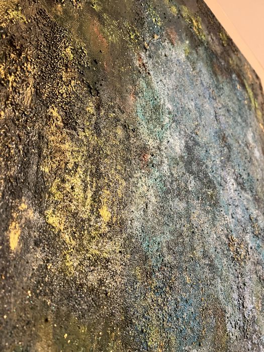 Tablou abstract, în relief- pictura realizata manual