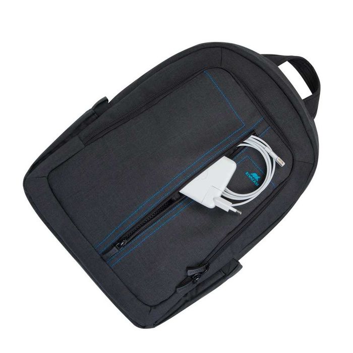^ Рассрочка на сумку RIVACASE 7560 black Laptop Canvas Backpack 15,6"