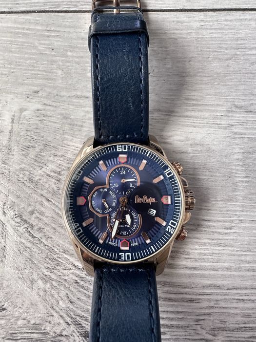 Мъжки часовник Lee Cooper, кварцов механизъм, тъмносин цвят