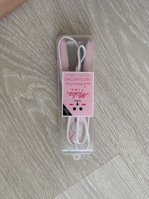 Мини-утюжок,розового цвета