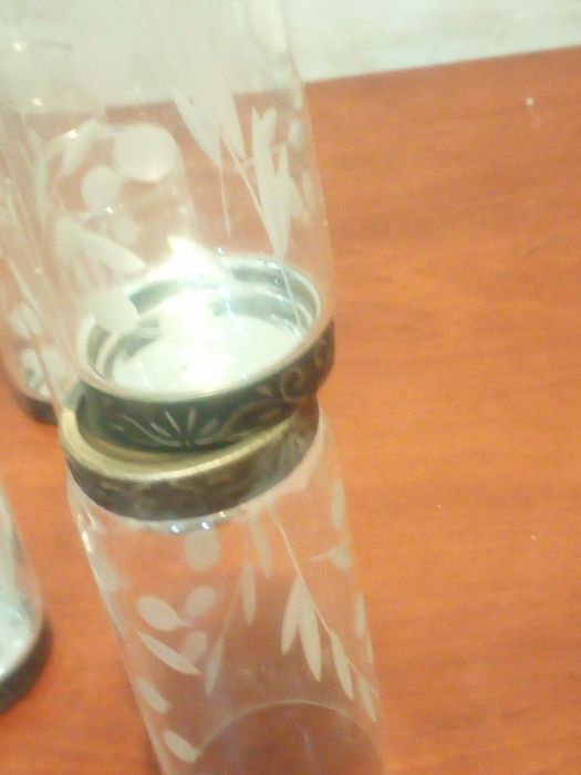 Стопки с мельхиоровым донцом