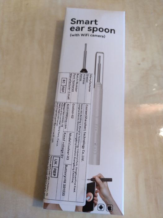 Професионален смарт уред с wi fi камера за почистване на уши