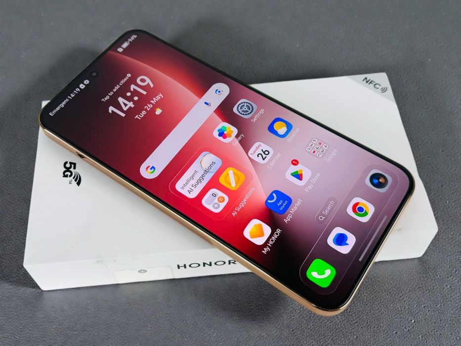 НОВ! Honor Magic 8 Lite 512GB 8RAM Reddish Brown 2г. Гаранция!