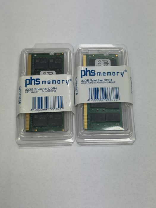 PHS memory SP316226 -  RAM de 32 GB DDR4 SO-DIMM - NoI SIGILATE