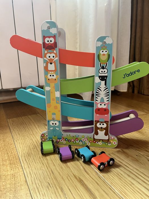 Дървена писта за колички