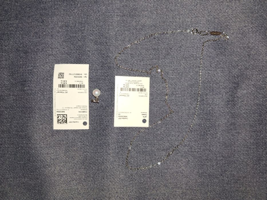 Сребърни бижута с перла Sokolov