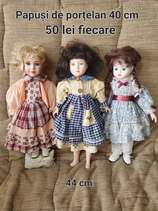 Păpuși porțelan 40 cm