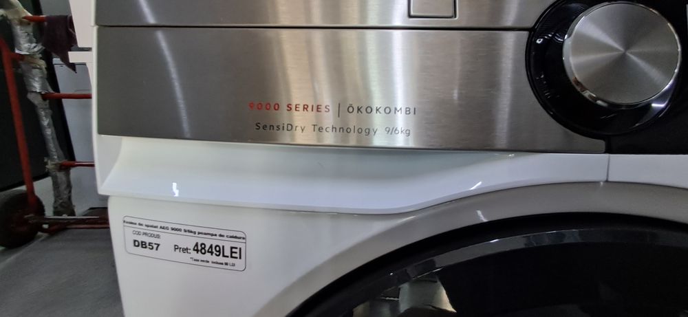 Mașina de spălat AEG 9000 cu pompa de caldura 9kg import Garanție DB57