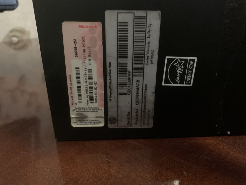 Компьютер настольный