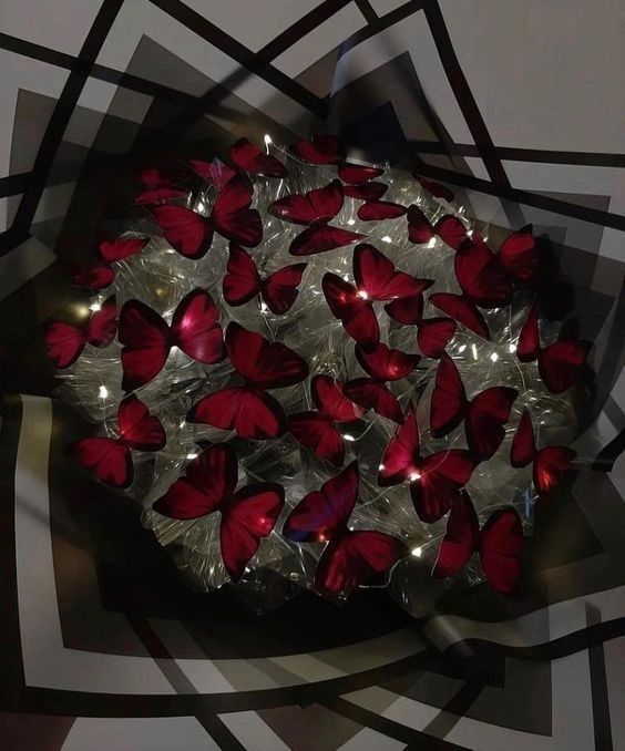 Делаю букеты из бабочек