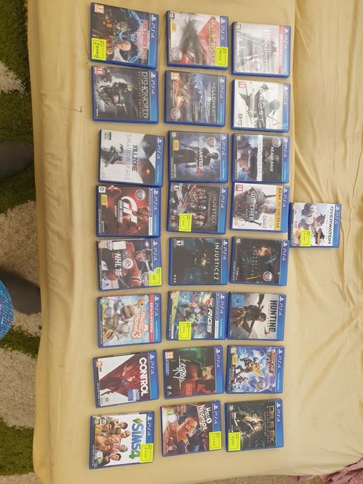 Диски с играми ps4
