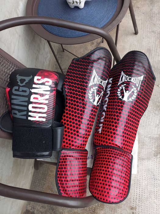 Tibiere knockout double + manusi ringhorns charger