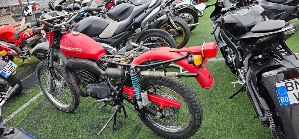 Harley Davidson Cagiva SX 350 2t - lipsă acte, cui pontou și husă șa