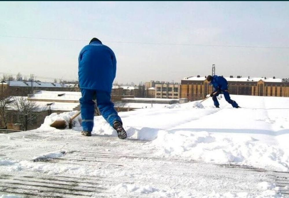 уборка снега Астана