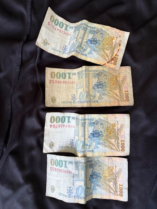 Bancnote vechi, 1000 de lei, an 1998