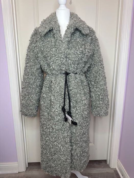 Zara овчина шуба