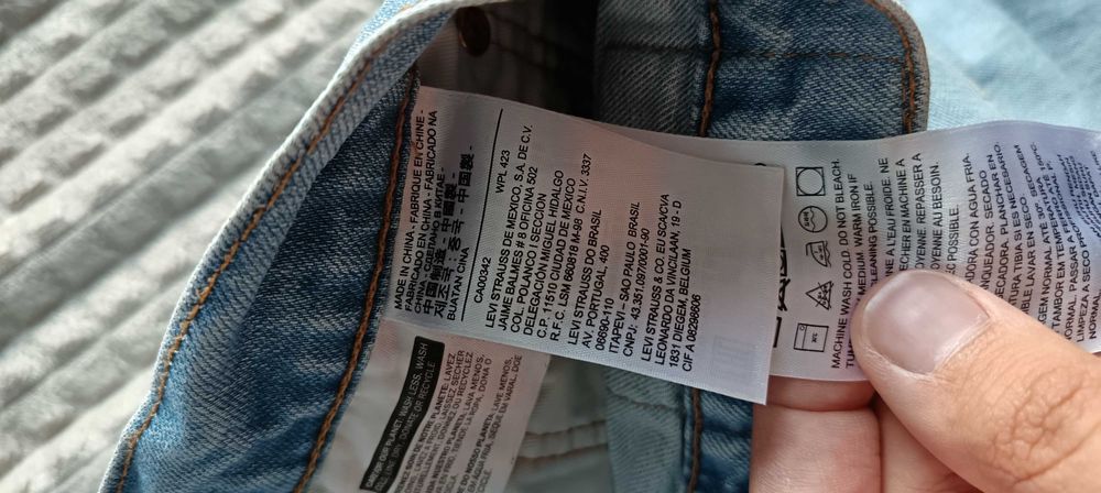 Levis 512 мъжки дънки размер 34х32 slim fit отлични