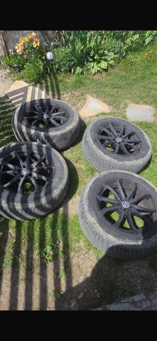 Vand 2 seturi jante 5x130 si o roata de rezerva