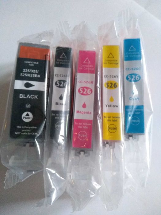 Комплект мастилници, тонер, мастило за принтер Canon, PGI525, CLI526