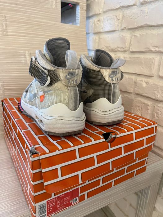 Off-White x Nike Air Force 1 Mid "White" 44.5 factura