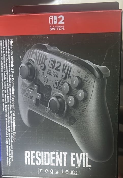 Controller Nintendo Switch 2 Pro, Resident Evil Requiem Edition