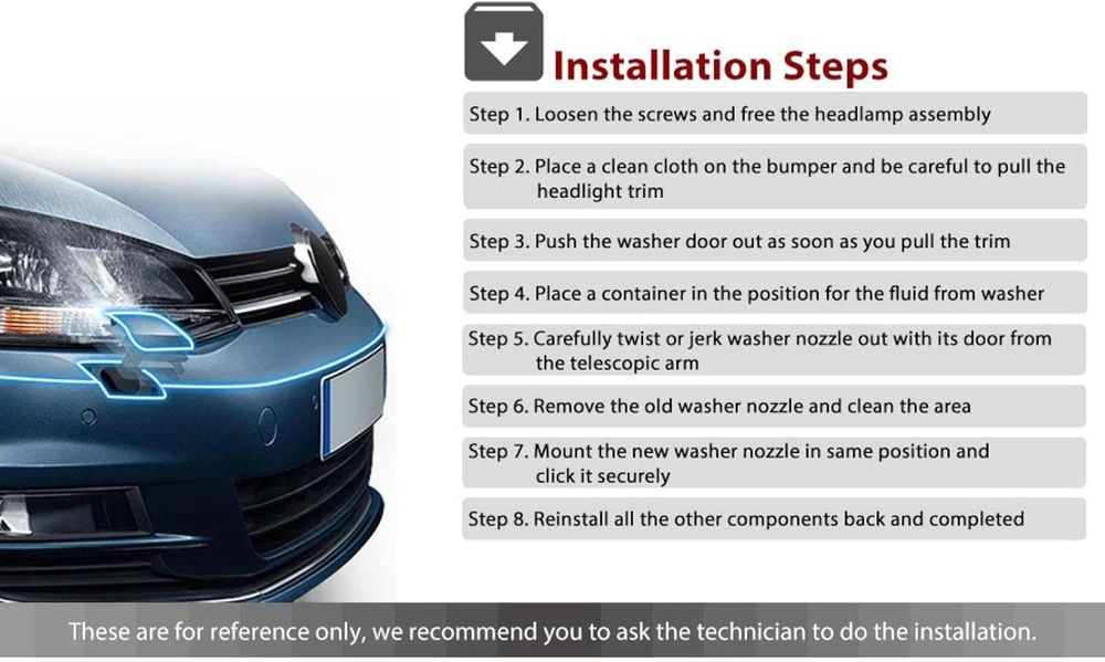 Pompa NOUA capac spalator far stanga dreapta Toyota Hilux VII