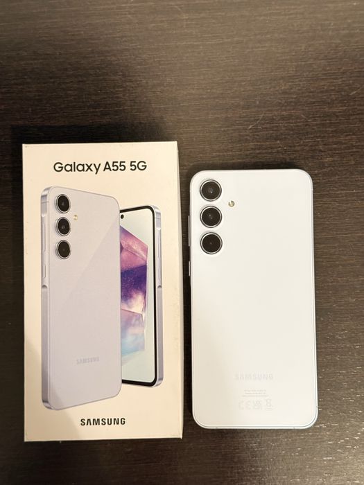 Vând Samsung Galaxy A55 5G 128GB / 8GB RAM – ca nou, cutie + factură