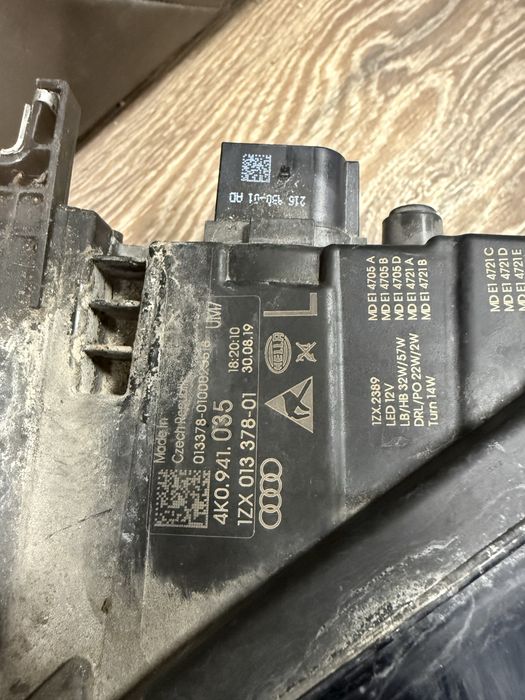 Audi A6 C8 Matrix led фар фарове ляв