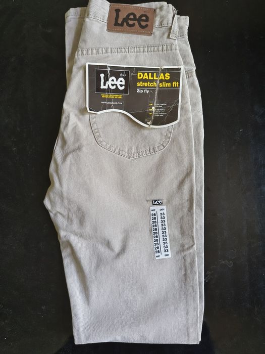 Нови джинси Lee jeans, бежови