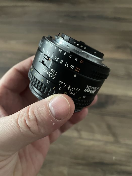 Vand Nikon 50mm f1.8 AF (Nikkor)