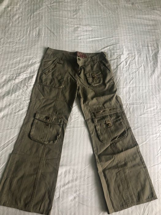 Карго панталон с широк крачол нов