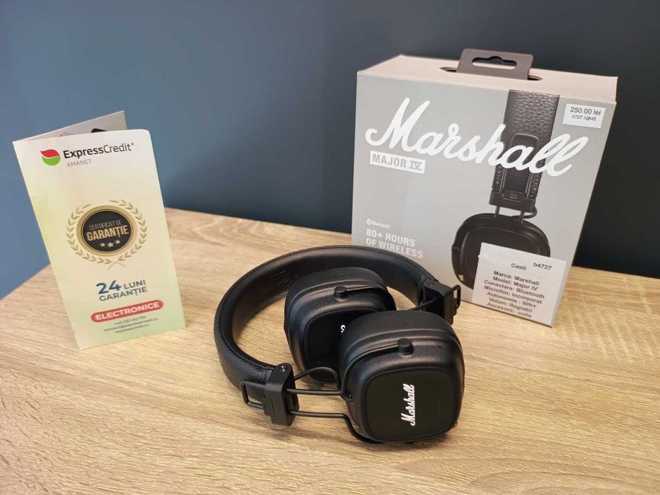 (AG51) Casti Marshall Major IV b4727 - Garantie 2 ani!