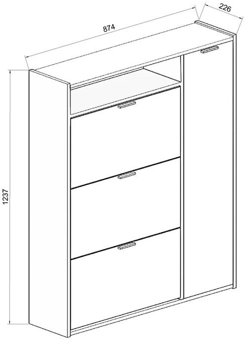 Обувница Скандия от YANA ECO MEBEL – качество от производителя!