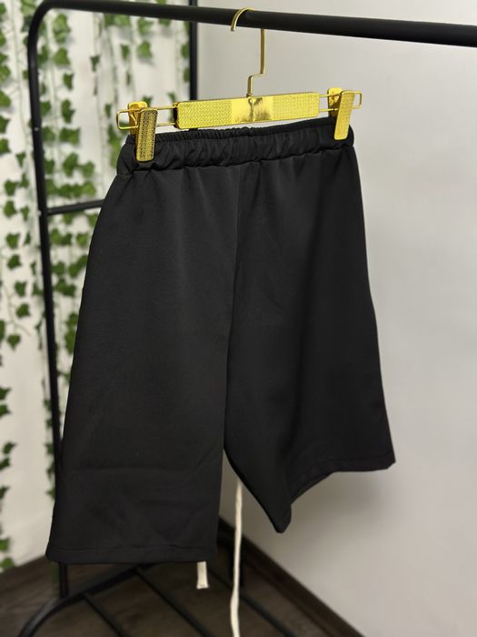 Pantaloni snururi negre si albe