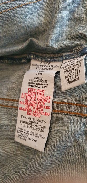 Jachetă denim copii