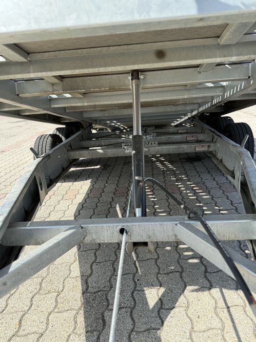 Remorcă Martz 3,5 T 6 metri 3 axe roti 10’