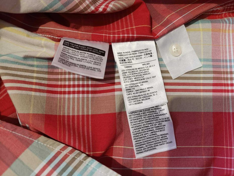 Карирана риза Levi's