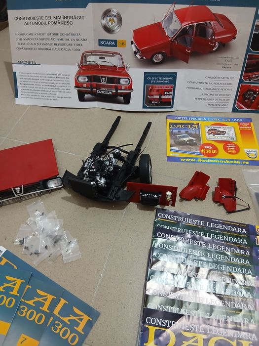 Vând piese macheta dacia 1300 noi 18 nr